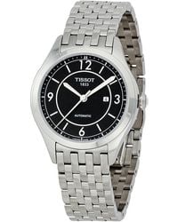 Tissot - T-one Black Dial Watch - Lyst