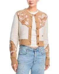 LoveShackFancy - Leyah Long Sleeve Cardigan - Lyst