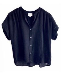 Felicite - Short Sleeve Gauze Top - Lyst