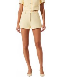 Astr - Eaton Tweed Mini Shorts - Lyst