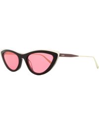 MCM - Cateye Sunglasses 699s Black/rose/gold 55mm - Lyst