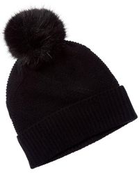 Forte - Cashmere Luxe Cable Cashmere Hat - Lyst