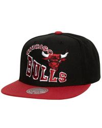 Mitchell & Ness - Nba Chicago Bulls Crooked Path Snapback Cap - Lyst