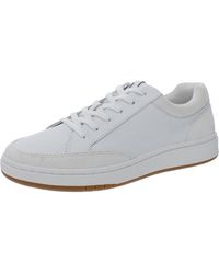 Lauren by Ralph Lauren - Hailey Leather Lifestyle Casual And Fashion Sneakers - Lyst