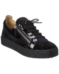 Giuseppe Zanotti May London Patent Sneaker - Black