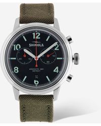 Shinola - The Traveler Stainless Steel Quartz Chronograph Watch S0120245782 - Lyst