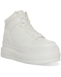 Madden Girl - Jamz Retro Lace Up High-top Sneakers - Lyst