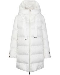 Herno - A-Sahape Hooded Drawstring Polyester Down Jacket - Lyst
