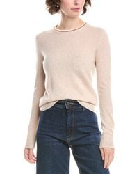 InCashmere - Ringer Cashmere Sweater - Lyst