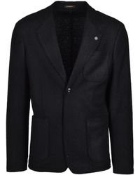Officina 36 - Unlined Rounded Acrylic-Blend Blazer - Lyst