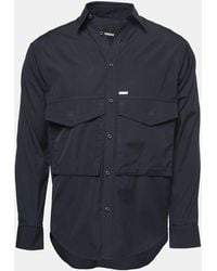 DSquared² - Cotton Pocket Detailed Button Front Shirt - Lyst