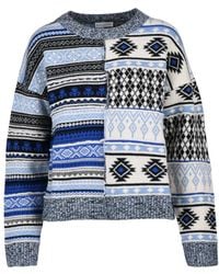 Ballantyne - Crew Neck Wool Sweater - Lyst