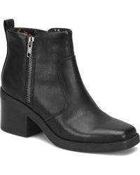 b.ø.c. - Lexy Cushioned Footbed Faux Leather Ankle Boots - Lyst