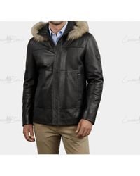 Lusso Beni - Trace Leather Jacket - Lyst