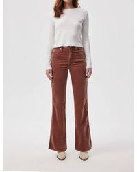 AMO - Liz Split Flare Jeans - Lyst