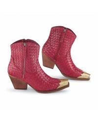 Very G - Dolly Basketweave Boots - Lyst