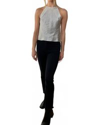 Third Form - Crush Bias Halter Top - Lyst