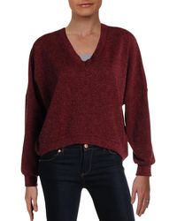 Band Of Gypsies - Maya Knit Pullover V-neck Sweater - Lyst