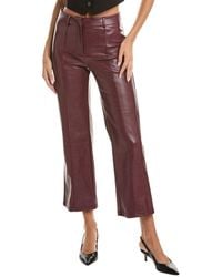 7 For All Mankind - Ultra High-rise Coated Black Skinny Boot Cut Jean - Lyst