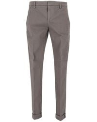 Dondup - Gaubert Tailored Cuffed Trousers Straight-Leg Pants - Lyst