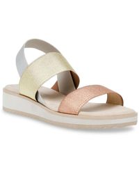 Anne Klein - Mayl02f9 Open Toe Wedge Platform Sandals - Lyst