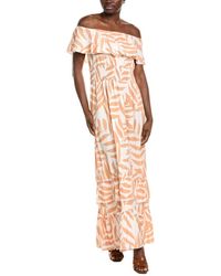 IPPONELLI - Off-The-Shoulder Maxi Dress - Lyst