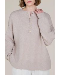 GRADE & GATHER - Button Down Pullover Sweater - Lyst