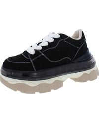 Steve Madden - Evolved Chunky Lace Up Casual And Fashion Sneakers - Lyst