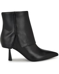 Nine West - Bazie Wnbazie3-001 Bootie Womensblack Kitten Heel Boots Zogg3096 - Lyst