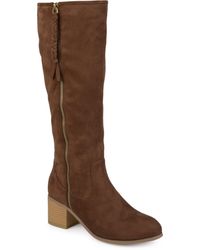 Journee Collection - Collection Wide Calf Sanora Boot - Lyst