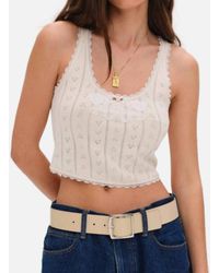 For Love & Lemons - Angelina Knit Tank - Lyst
