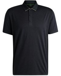 BOSS - Quick-Dry Stretch-Jersey Polo Shirt With Logo Detail - Lyst