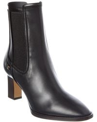 Ferragamo - Toren Leather Bootie - Lyst