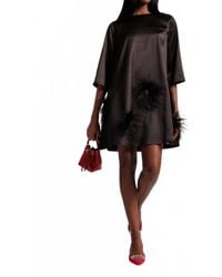 Frances Valentine - Edie Feather Mini Dress - Lyst