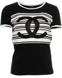Chanel - Knitted Top With Open Back - Lyst