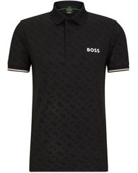 BOSS - X Matteo Berrettini Monogram Polo Shirt - Lyst