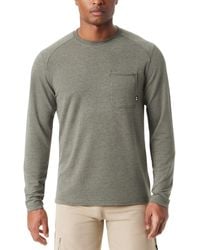 BASS OUTDOOR - Shirt Deep Depth Stretch Long Sleeve Crew Neck Fts158 - Lyst