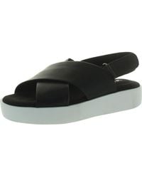 Vaneli - Clead Faux Leather Ankle Strap Platform Sandals - Lyst