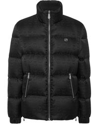 Philipp Plein - Short Nylon Puffer Jacket Monogram - Lyst