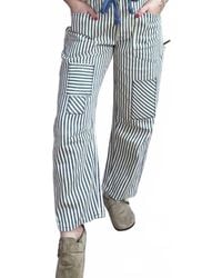 Bibi - Benny Twill Barrel Pants - Lyst