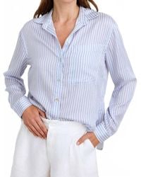 Bella Dahl - Oversized Split Back Button Down Shirt - Lyst