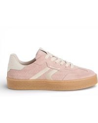 Tamaris - Leather Stripes Trainers Sneaker Shoes - Lyst