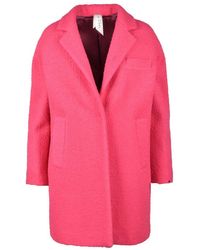 Annie P - Wool Mohair Polyamide Coat - Lyst
