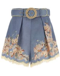 Zimmermann - Cascadian Tuck' Shorts - Lyst