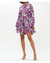 Oliphant - Balloon Waisted Mini Dress - Lyst