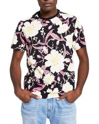 INC - Crewneck Floral T-shirt - Lyst