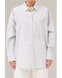 GRADE & GATHER - Oversize Button Down Shirt - Lyst