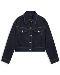 BOSS - Regular-Fit Trucker Jacket - Lyst
