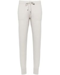Eleventy - Relaxed Knit Tipping Wool-Blend Pants - Lyst