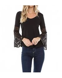 VAVA Eyewear - Kinsey Bell Sleeve Top - Lyst